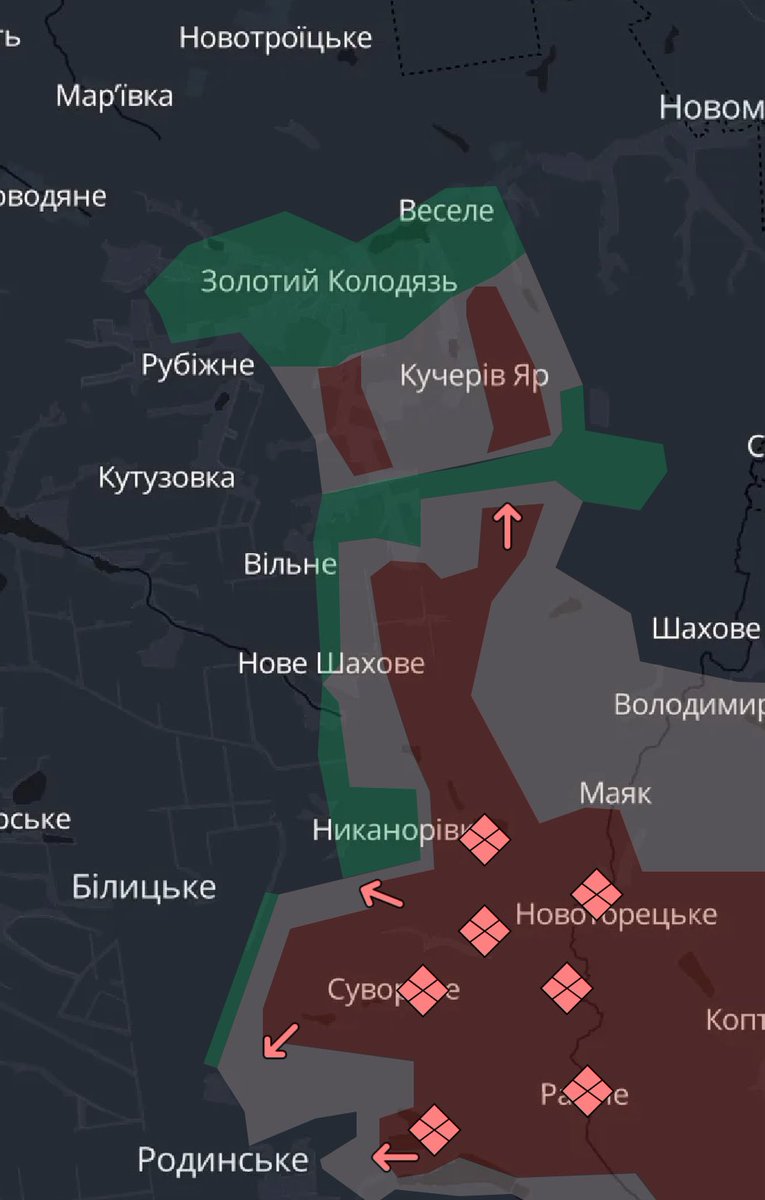 Was in der ganzen Hektik unterging aber für die Spender wichtig ist:

Die 500 FPV sind an genau die 2 Einheiten gegangen, die bei Pokrovsk einen groß angelegten 🇷🇺 Vorstoß abwehren mussten (s. Bild) mit dem Putin „noch schnell“ Fakten schaffen wollte. 🇷🇺 scheiterte - wegen Euch!