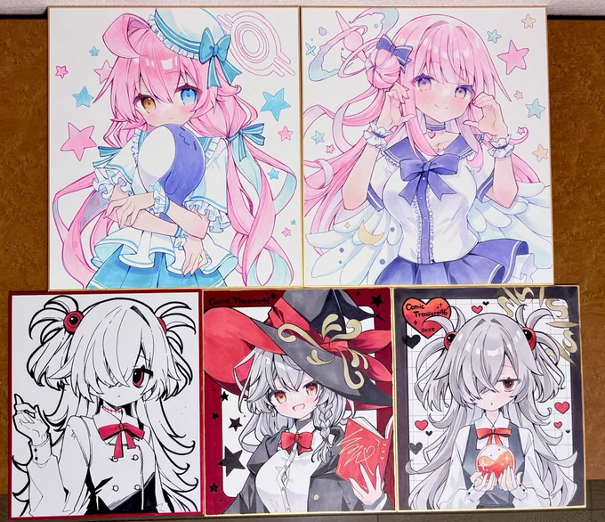 こみトレ ブルアカ アロナ 色紙 ブルーアーカイブ アロナ - はみに의