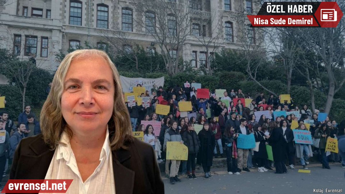 Boğaziçi kayyımı Naci İnci'nin yeniden atanmasını Prof. Dr. Mine Eder (<a href="/MineEder/">Mine Eder</a>) değerlendirdi

💬"Yok edilen, ülkenin değişik köşelerinden gelen öğrencilerin, ücretsiz ama nitelikli bir üniversite eğitimi alma hakkı"

<a href="/NisaSudeDemire1/">Nisa Sude Demirel</a>'in haberi
evrensel.net/haber/569246/b…