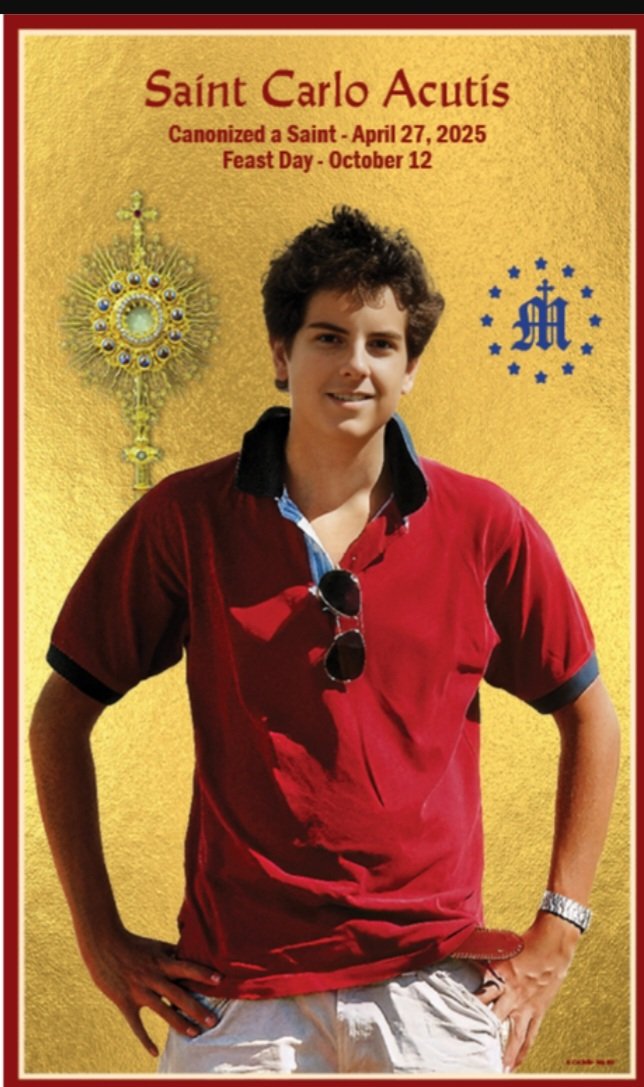 fdcmail's tweet image. ¡Mañana 7/9 es un día histórico!  #CarloAcutis, el &quot;influencer de Dios&quot;, será #canonizado en Italia. A pesar de su corta vida (murió a los 15 años), usó su talento en #informática para #evangelizar, creando una autopista al cielo con la #tecnología. Es el primer #santomilenial🙏