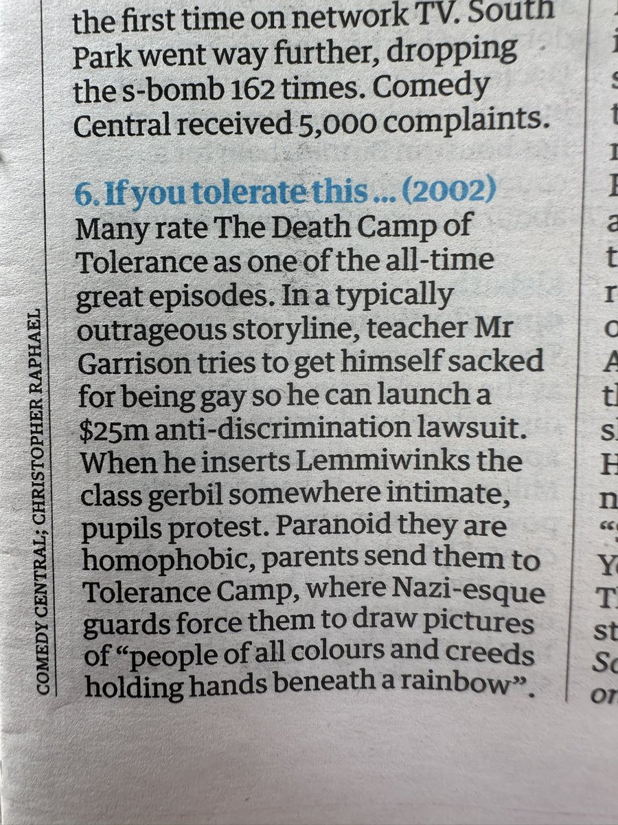 South Park have always been our prophets