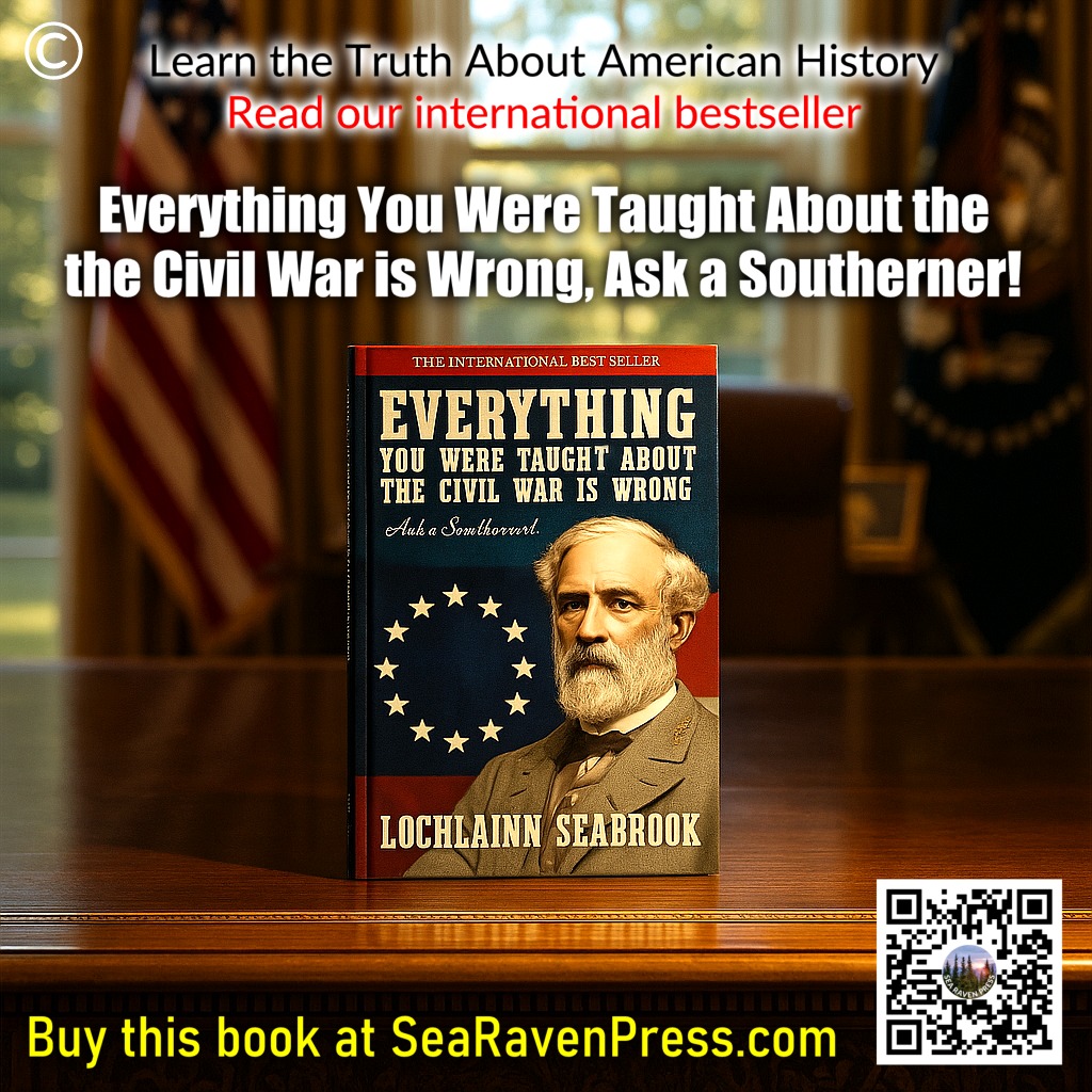 DID YOU KNOW that nearly all of the American history books you learned from in school were written by Lefties? That's why you need to read our international bestseller "Everything You Were Taught About the Civil War is Wrong!" Buy it at SeaRavenPress.com #RealHistoryMatters