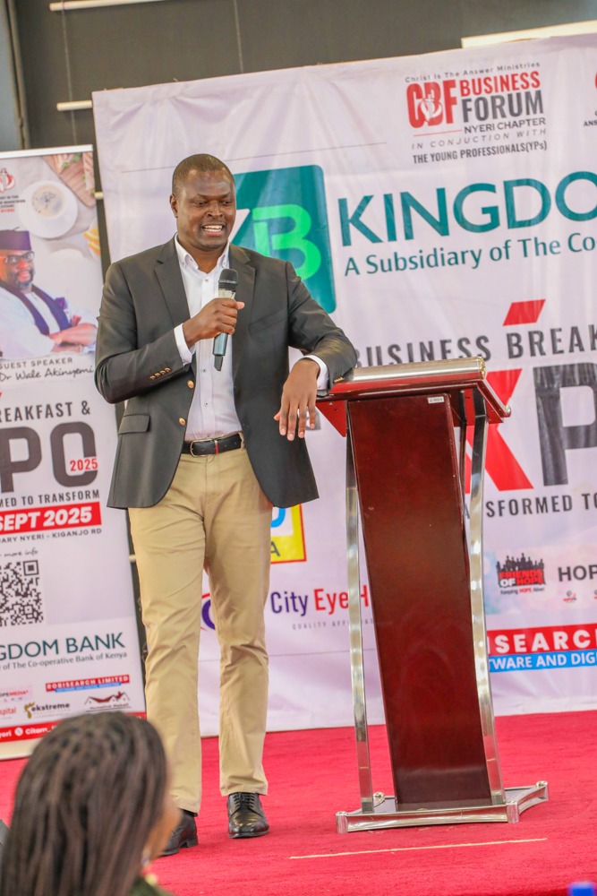 It was an exciting day at Citam, Nyeri during the CITAM Business Forum Expo. The forum that brought together Business People and Entrepreneurs gave participants an opportunity to learn and exhibit their products.

Africa must adopt the view of having wealth as capital to do more