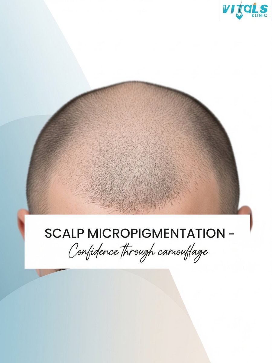 KlinicVitals's tweet image. Camouflage hair loss with scalp micropigmentation—non-surgical, natural, and confidence-boosting! 🎨 #ScalpMicropigmentation #HairCamouflage #DrHarishprasad #HairRestoration
