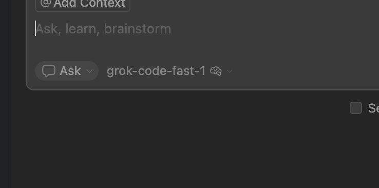 students to grok-code-fast-1 with cursor pro : 
you will be my lullaby till subs period because they hit limit in middle of month 😭