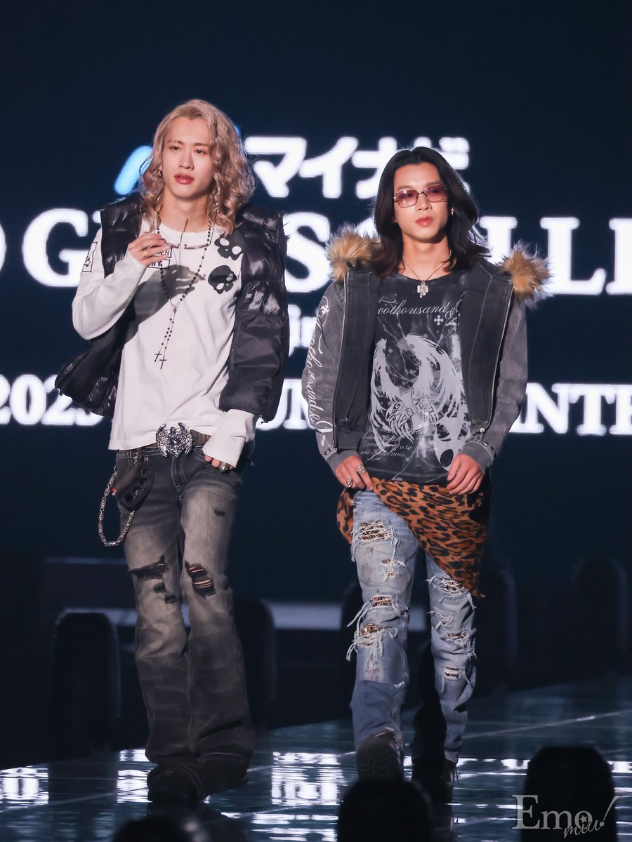 🍁#マイナビTGC 2025 A/W🍁
【yutori STAGE“2002”】

#森英寿&amp; #森愁斗(#もーりーしゅーと)🤙
ダメージジーンズにドクロ＆レオパードをON💀🐆

[▼撮り下ろし写真はこちら📸]
🔗emomiu.jp/news/239388

#TGC <a href="/TGCnews/">東京ガールズコレクション（TGC）</a> #マイナビTGC #TGC2025AW #TGC20th <a href="/MORRIE_SHOOT_MG/">もーりーしゅーと STAFF</a> <a href="/hidetoshi_mori/">もーりー【アホと弟】</a> #Emomiu💜