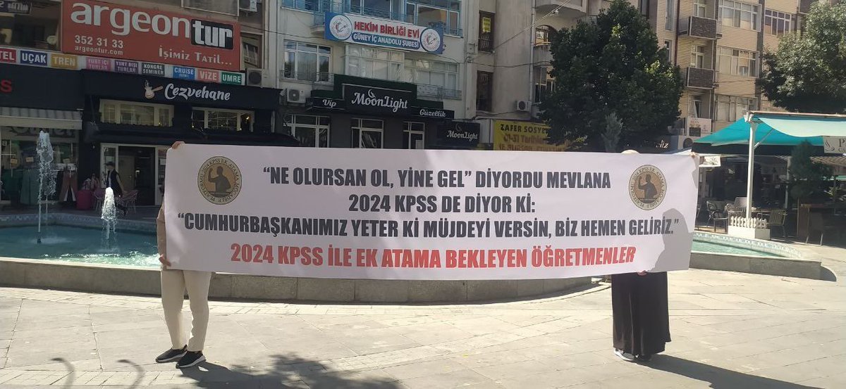 O Ek Atama Gelecekse bizler 81 ilde sesimizi duyurmaya hazırız. Biz o puanları emek vererek aldık emek vererek de atanacağız. 

<a href="/RTErdogan/">Recep Tayyip Erdoğan</a> <a href="/tcbestepe/">T.C. Cumhurbaşkanlığı</a> <a href="/iletisim/">T.C. İletişim Başkanlığı</a> <a href="/HMBakanligi/">T.C. Hazine ve Maliye Bakanlığı</a> <a href="/memetsimsek/">Mehmet Simsek</a> <a href="/tcmeb/">Millî Eğitim Bakanlığı</a> <a href="/burhanduran/">Burhanettin Duran</a> <a href="/_cevdetyilmaz/">Cevdet Yılmaz</a> <a href="/acarfaruka/">Faruk Acar</a> <a href="/hasandogan/">Hasan Doğan</a> <a href="/Yusuf__Tekin/">Yusuf Tekin</a> 
 #KonyadaEkAtama2024