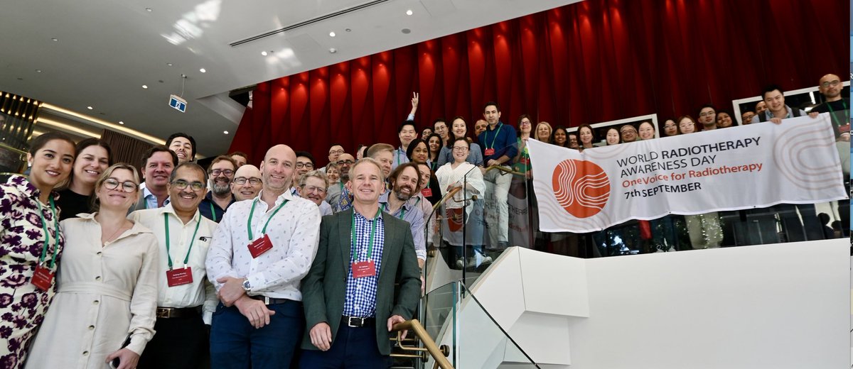 Marking 1️⃣st ever ⁦<a href="/WorldRTDay/">World Radiotherapy Awareness Day</a>⁩ at #FROGG meeting yesterday ⁦<a href="/RANZCRcollege/">RANZCR</a>⁩

Dozens of keen #radonc professionals work to improve the experience &amp; outcomes of modern hightech #radiotherapy

⁦<a href="/TargetingCancer/">Targeting Cancer</a>⁩ ⁦⁦<a href="/DrAndrewLoblaw/">Dr. Andrew Loblaw</a>⁩ ⁦<a href="/VedangMurthy/">Vedang Murthy</a>⁩