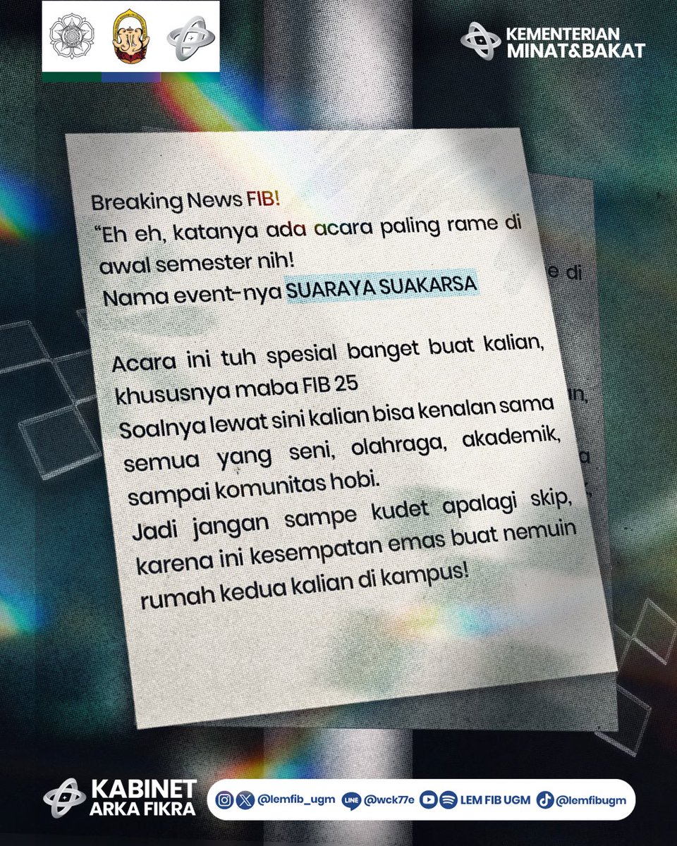 LEM FIB UGM tweet media