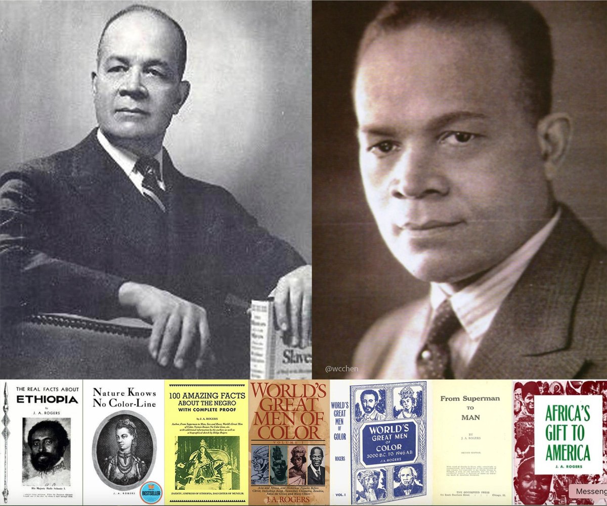 Joel Augustus Rogers (6 Sep 1880 – 26 Mar 1966) #Jamaican-American author, journalist, historian, who made a significant contribution to publishing the history of Africa and the African diaspora, born 145 years ago today, in Negril, Westmoreland, #Jamaica #Caribbean