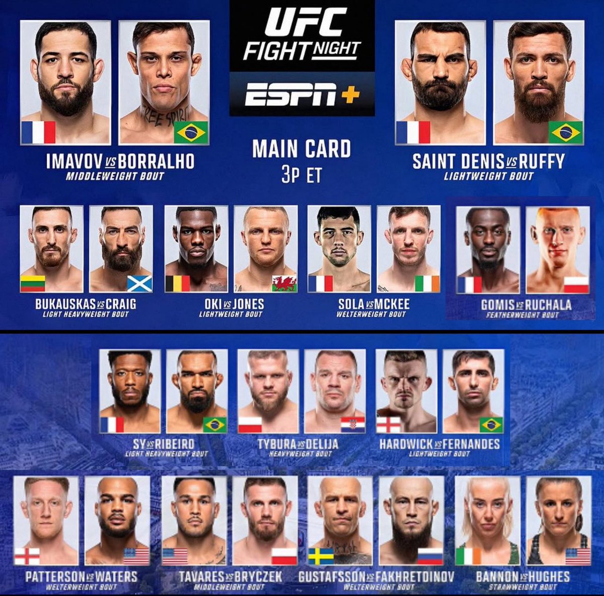P-P-P-Parisssss 🇫🇷 

WANT MY FULL CARD? 

150 Likes 150 Retweets to UNLOCK 🔓 

 #UFCParis