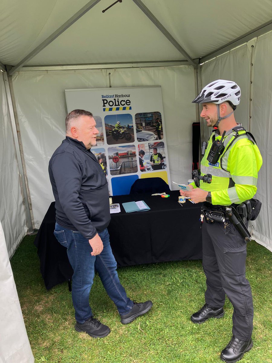 We are out and about at the Maritime festival today and tomorrow. If you see us say hi or feel free to pop into our stand <a href="/BelfastHarbour/">BelfastHarbour</a> <a href="/TitanicBelfast/">Titanic Belfast</a> <a href="/MaritimeBelfast/">Maritime Belfast Trust</a>