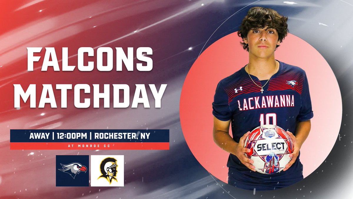 falconssports's tweet photo. #MATCHDAY!!! The fellas are in action first on the road for their opener...
โฐ 12PM
๐ @MCCTribunes
๐ Rochester, NY
๐๏ธ John L. Dimarco Field
๐บ https://t.co/VNTsNHaJA0
#GoFalcons // #FalconsMSOC https://t.co/x1MwzC9dnP