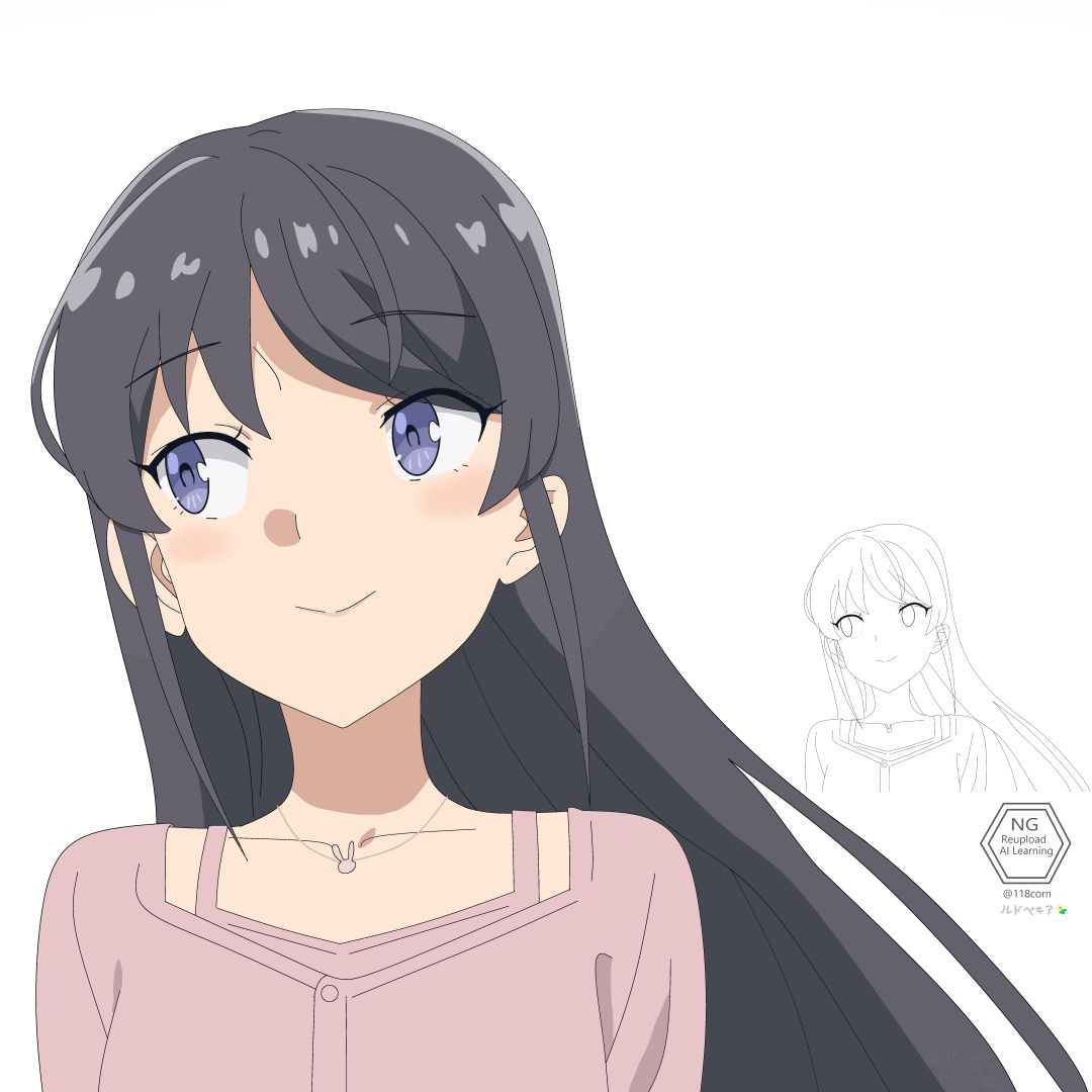麻衣さん描いてみた！
青春ブタ野郎はサンタクロースの夢を見ない
オープニングより、模写で描いてます！
#青ブタ
