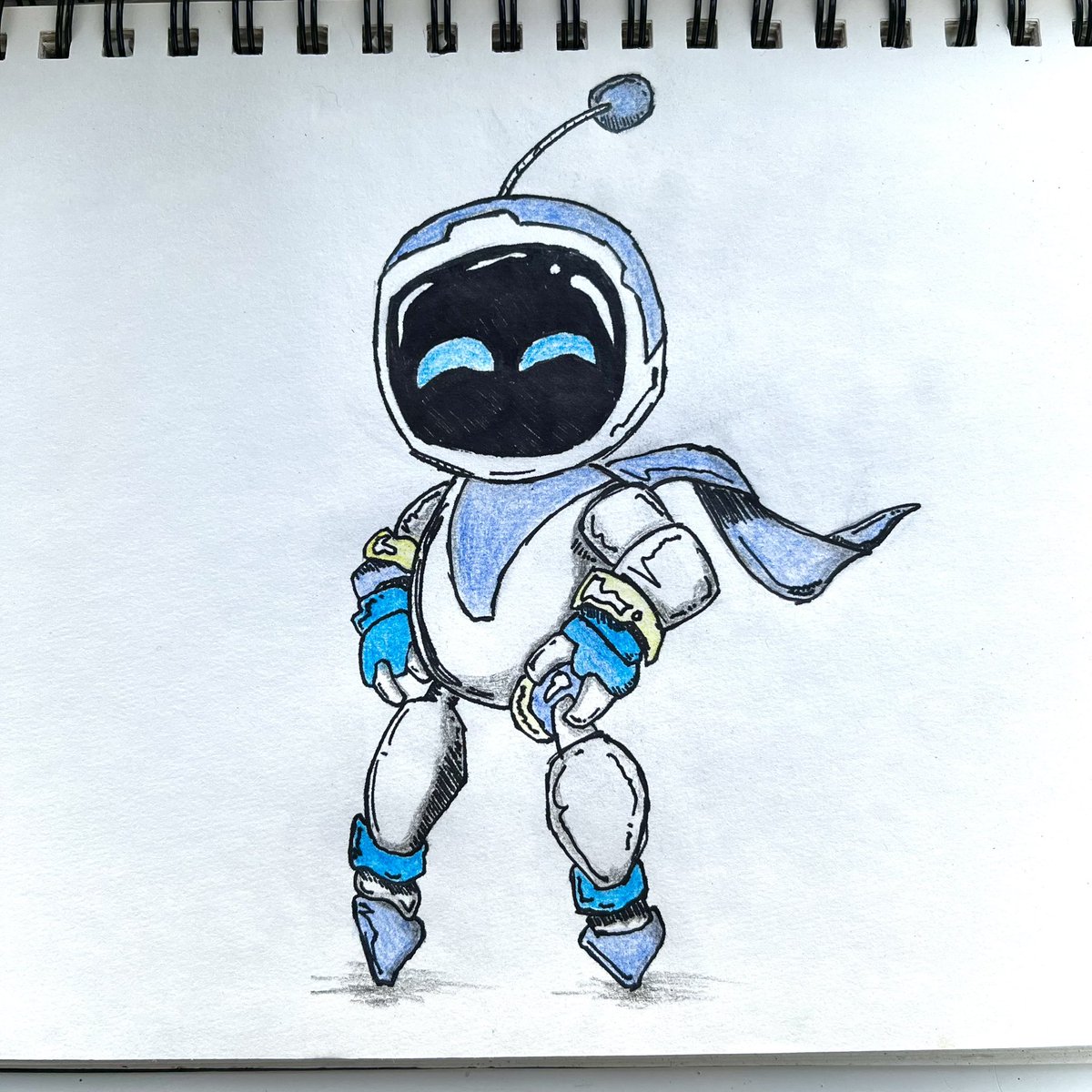 I haven’t drawn anything in far too long, so decided to have a chill Saturday morning sketching out some Astro art!