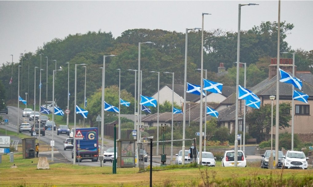 Operation raise the colours 🏴󠁧󠁢󠁥󠁮󠁧󠁿 🇬🇧 🏴󠁧󠁢󠁷󠁬󠁳󠁿 🏴󠁧󠁢󠁳󠁣󠁴󠁿 🇮🇪

Peterhead - Scotland. 

#operationraisethecolours