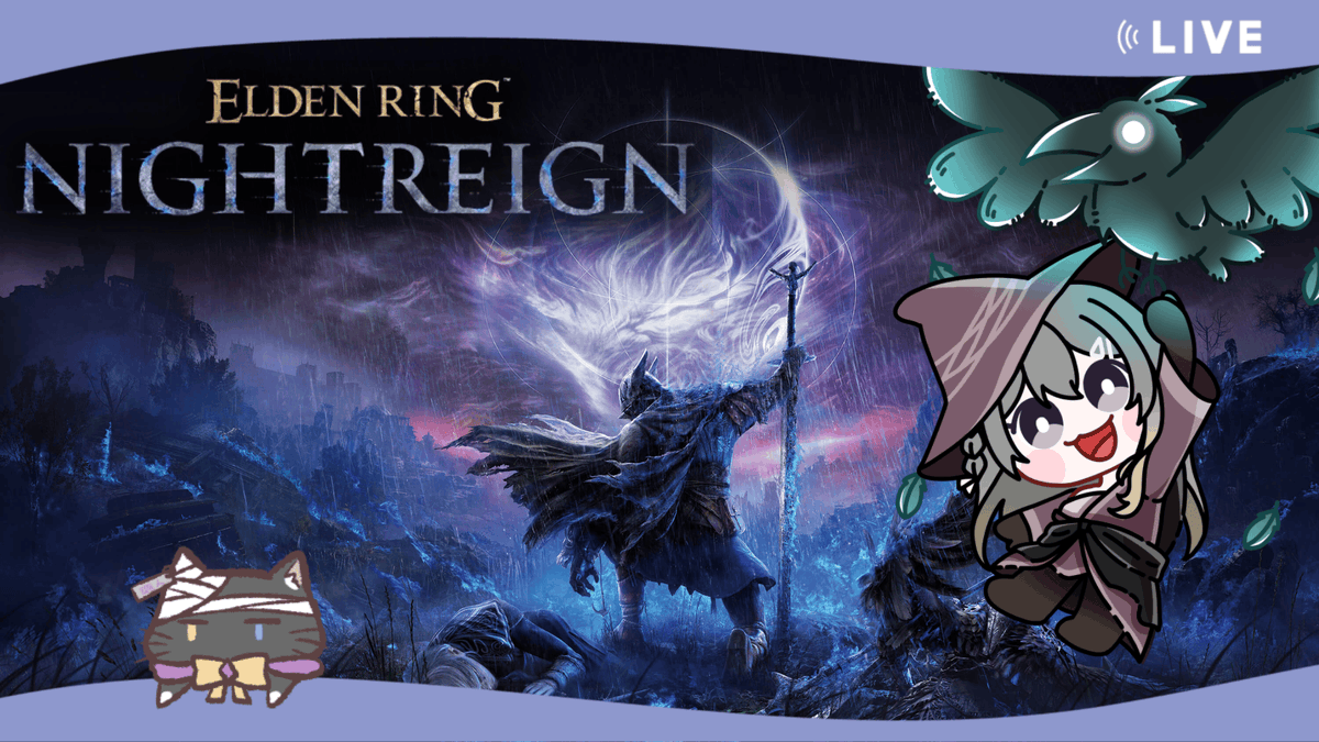 每周挑戰黑夜王的時間到啦 ⚔️ 
Are you ready ?
#RumuLive #eldenringnightreign                   

【魔法小屋】▾      
twitch.tv/rumu_1213