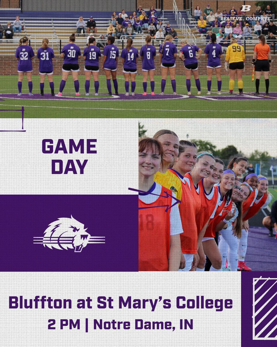 𝔾𝔸𝕄𝔼 𝔻𝔸𝕐
⏰ 2:00 pm
🆚 St. Mary's College
📍 Notre Dame, IN
🏟️ Purcell Athletic Field
💻 miaasportsnetwork.com/smcbelles/
📊 belles.saintmarys.edu/sports/wsoc/20…
#Believe #Compete #RollBeavs