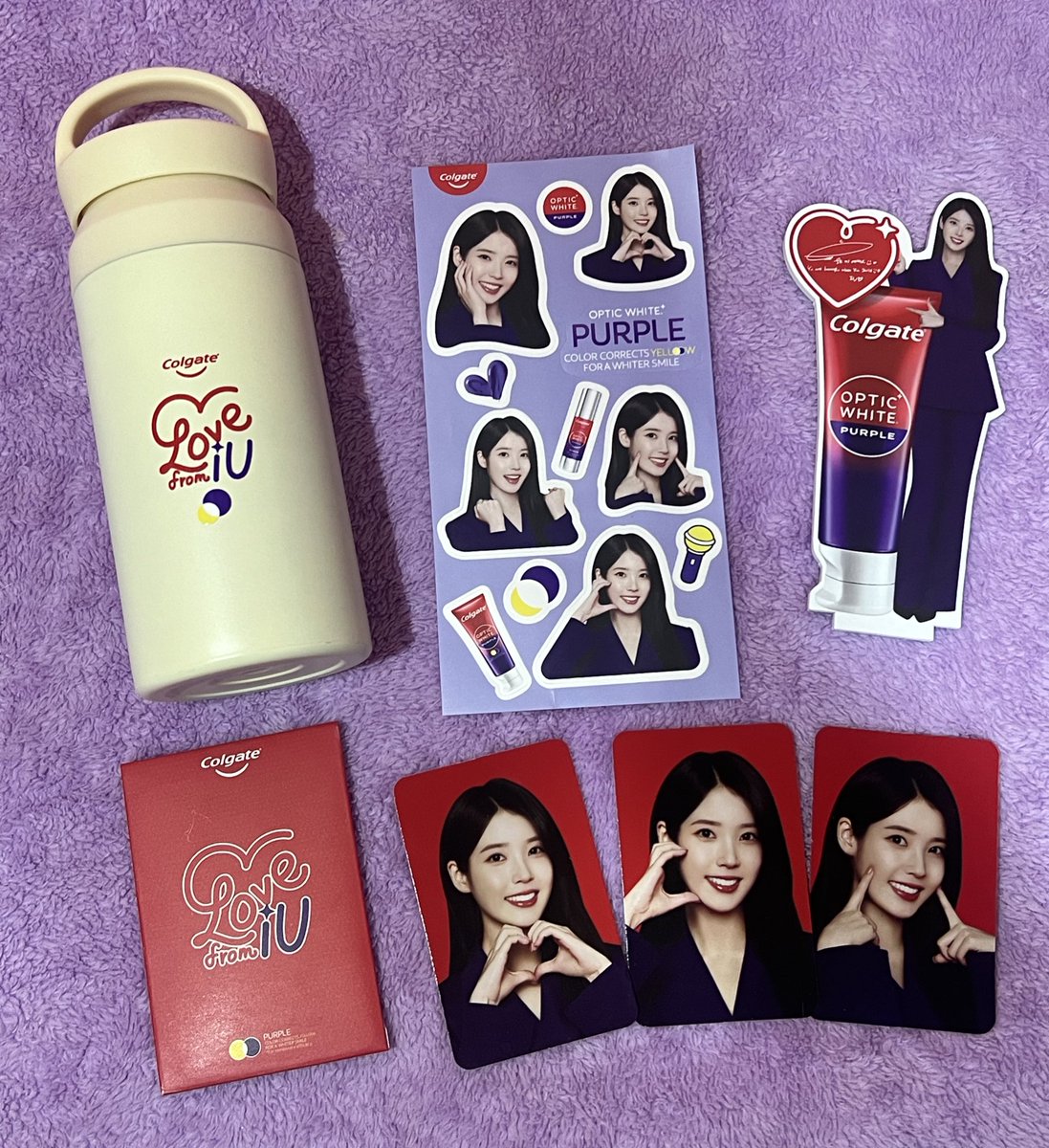 tinyleaderjieun's tweet photo. Finally got my #IUxColgate merch after weeks of waiting! ❤️
Good thing, it was packaged safely so everything arrived nicely today 🥰 will definitely use the tumbler at work 🤭
#IU #아이유 https://t.co/Zc9MF3oi1g