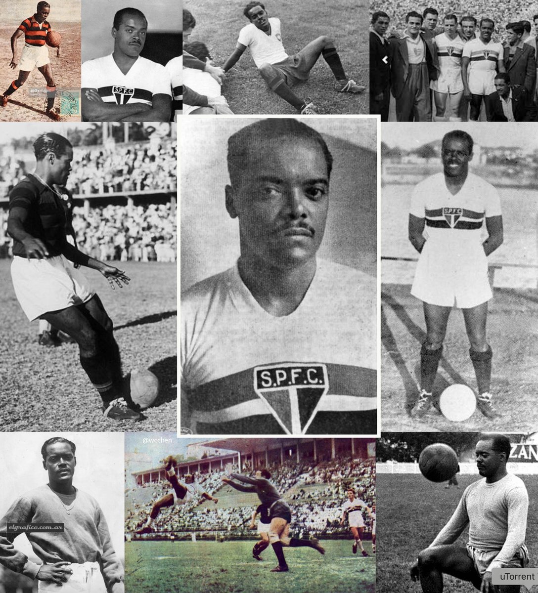 Leônidas da Silva (6 Sep 1913 – 24 Jan 2004), Brazilian footballer, born 112 years ago today, in Rio de Janeiro. Before Pelé, the ‘Black Pearl’, there was Leônidas, the ‘Black Diamond’, a forward who was the greatest of his era. He played for Brazil in the 1934 and 1938 World