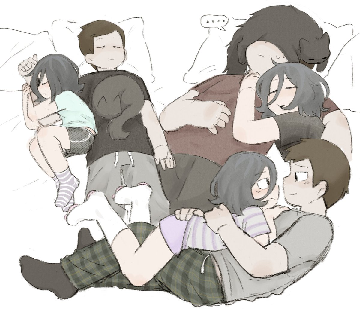 bbepopp's tweet photo. Sleeping 

#ClinicalTrialgame #ClinicalTrialFanart https://t.co/Z28I89L1Aw