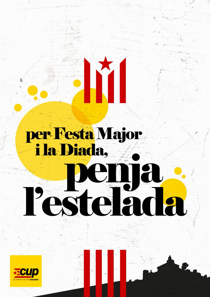 Per la Festa Major i la Diada, penja l'estelada!