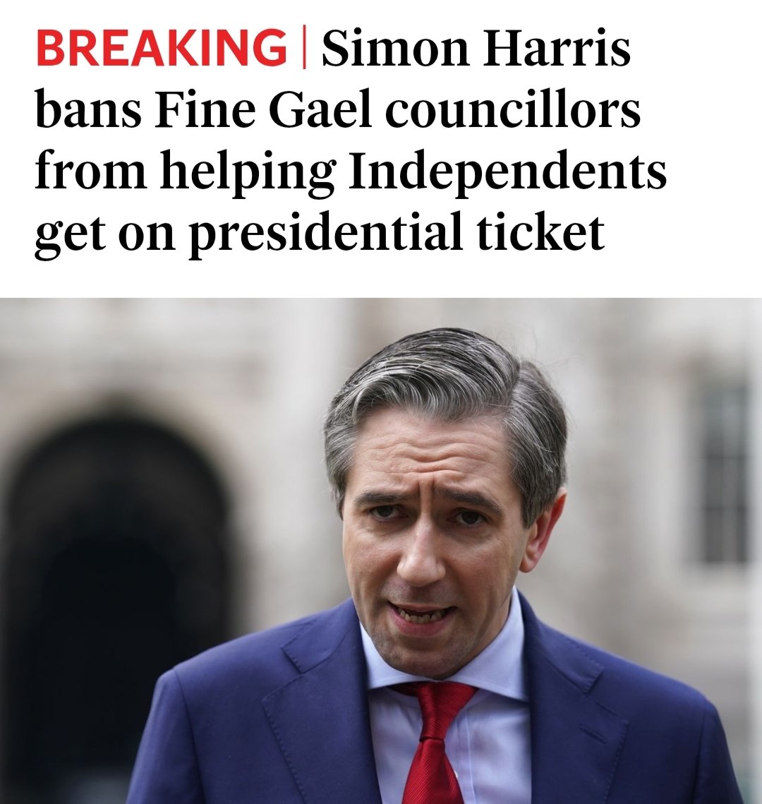FG is shutting down councils from democratically selecting an alternative candidate for the presidential election.

m.independent.ie/irish-news/sim…