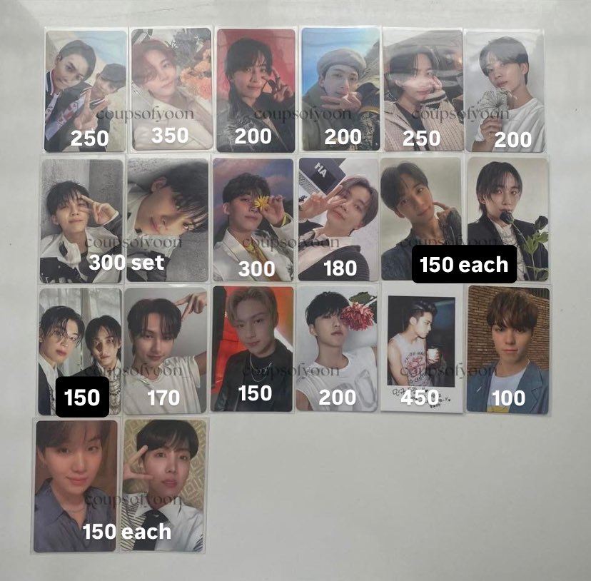 coupsofyoon_'s tweet photo. @cha3nityyy_gyu hi i have these po ! negotiable https://t.co/cLENs69iC0