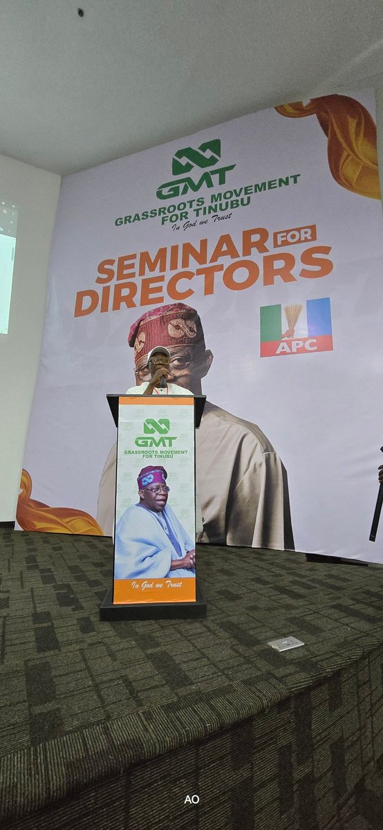 "GMT is not just another political group—we are the engine room of mobilization, the bridge between leadership and the people, and the vanguard of Renewed Hope at the grassroots."
 -Director General, GMT,
Hon., Adebisi Yusuff

<a href="/GMTNigeria/">Grassroots Movement for Tinubu</a>
#GMTDirectorsMeet