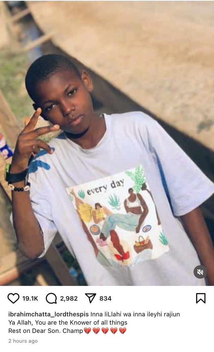 ThoughtsPointe's tweet image. Actor Ibrahim Chatta loses his son🥺

2-0 Nigeria #Grokr Fruit Iceland Link X Benin