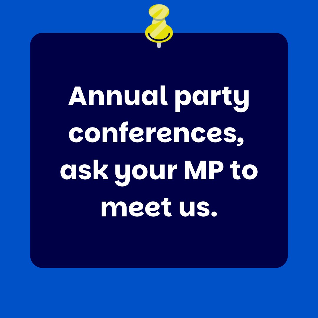 Political party conferences are starting in less than a month. Will you let your MP know that Parkinson's matters to you and ask them to meet us to hear about the issues that matter? 

Help us have these important conversations here: prksn.uk/4m66VVw