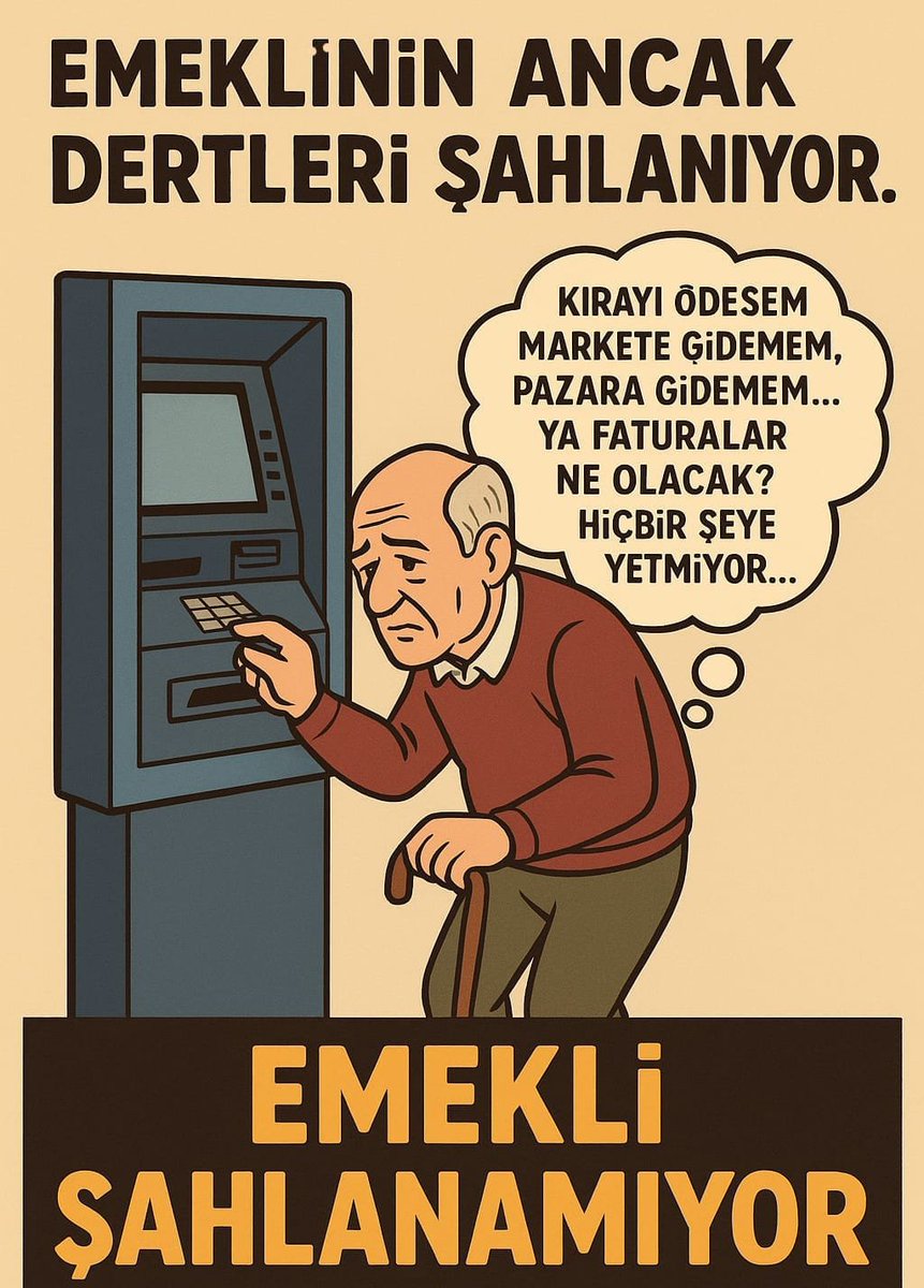 #şahlanamıyorEmekli