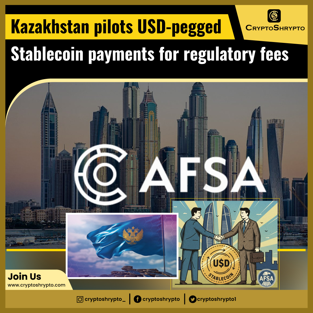 cryptoshrypto1's tweet photo. Kazakhstan Pilots USD Pegged Stable Coin Payment for regulatory fees.

Follow @cryptoshrypto1 

#Kazakistan #Pilot #stablecoin #payment #fees #LatestNews https://t.co/1QVMBcvZbe