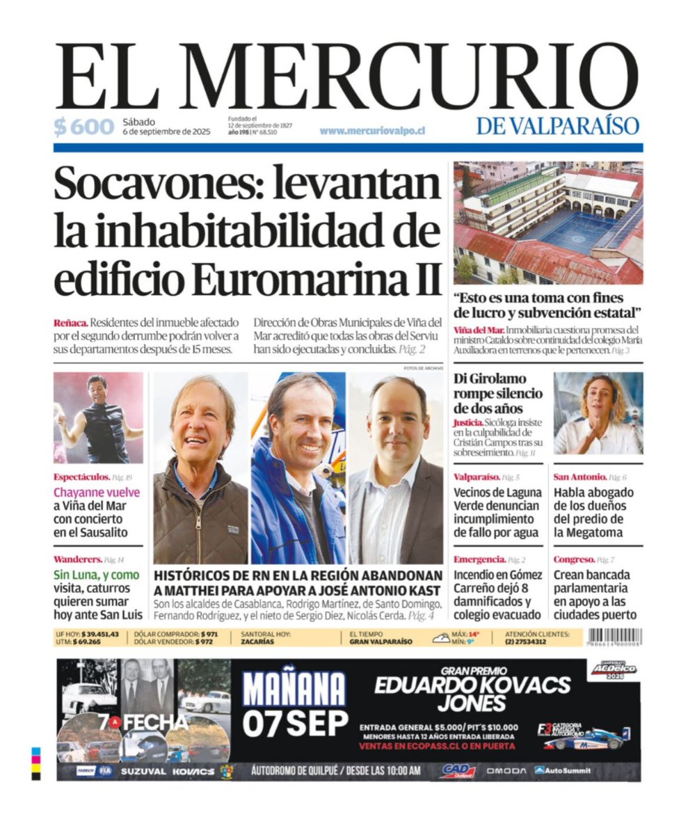 Agradecemos el apoyo de los alcaldes Rodrigo Martínez de Casablanca y Fernando Rodríguez de Santo Domingo, que junto a un gran servidor público como Nicolás Cerda, se suman a la #FuerzaDelCambio con <a href="/joseantoniokast/">José Antonio Kast Rist 🖐️🇨🇱</a> 

Su experiencia y trayectoria sin duda serán fundamentales para