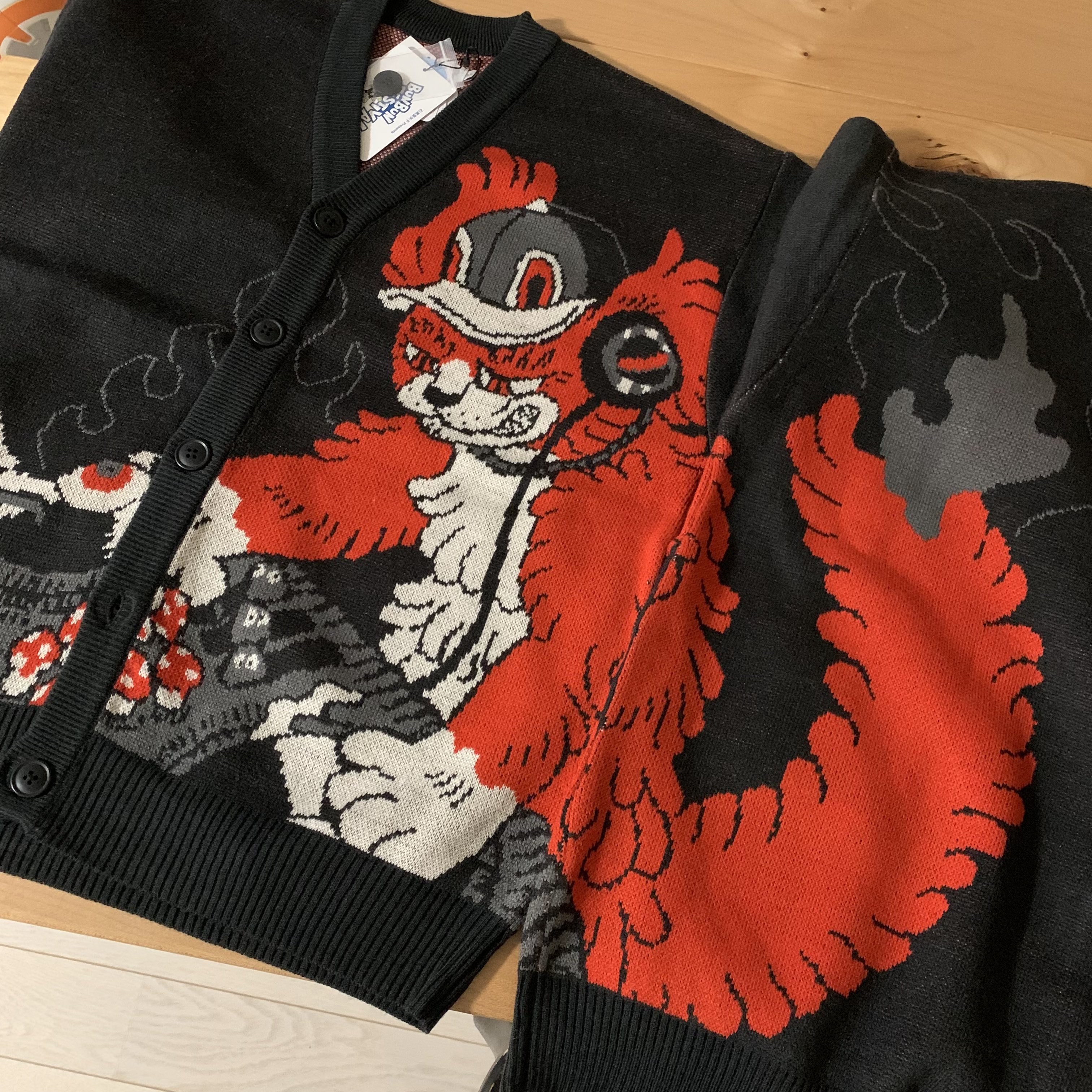 激レア グラニフ 石黒亜矢子 コラボ 虎パターン ロングカーディガン 和柄 総柄 激レア グラニフ 石黒亜矢子 コラボ 虎パターン ロング