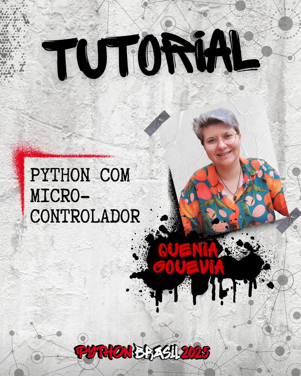 pythonbrasil's tweet image. Tutorial
Python com Microcontrolador - Quenia Gouevia
Aprenda programação básica com MicroPython e ESP32 usando a plataforma BIPES. Ideal para iniciantes em IoT.
#python #bolhadev #pythonbrasil #pybr2025