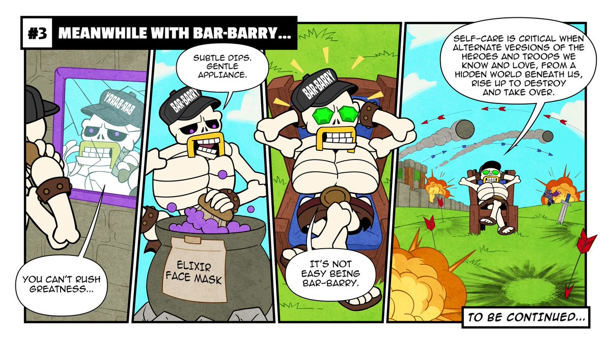 Bar-Barry, enamoured with his new, lush Barbarian looks, gives a very dramatic walkthrough of his Under-Clash beauty routine. 💋
Keep your eyes peeled for the next #MeanwhileWithBar-Barry...
#Clasharama #Masharama