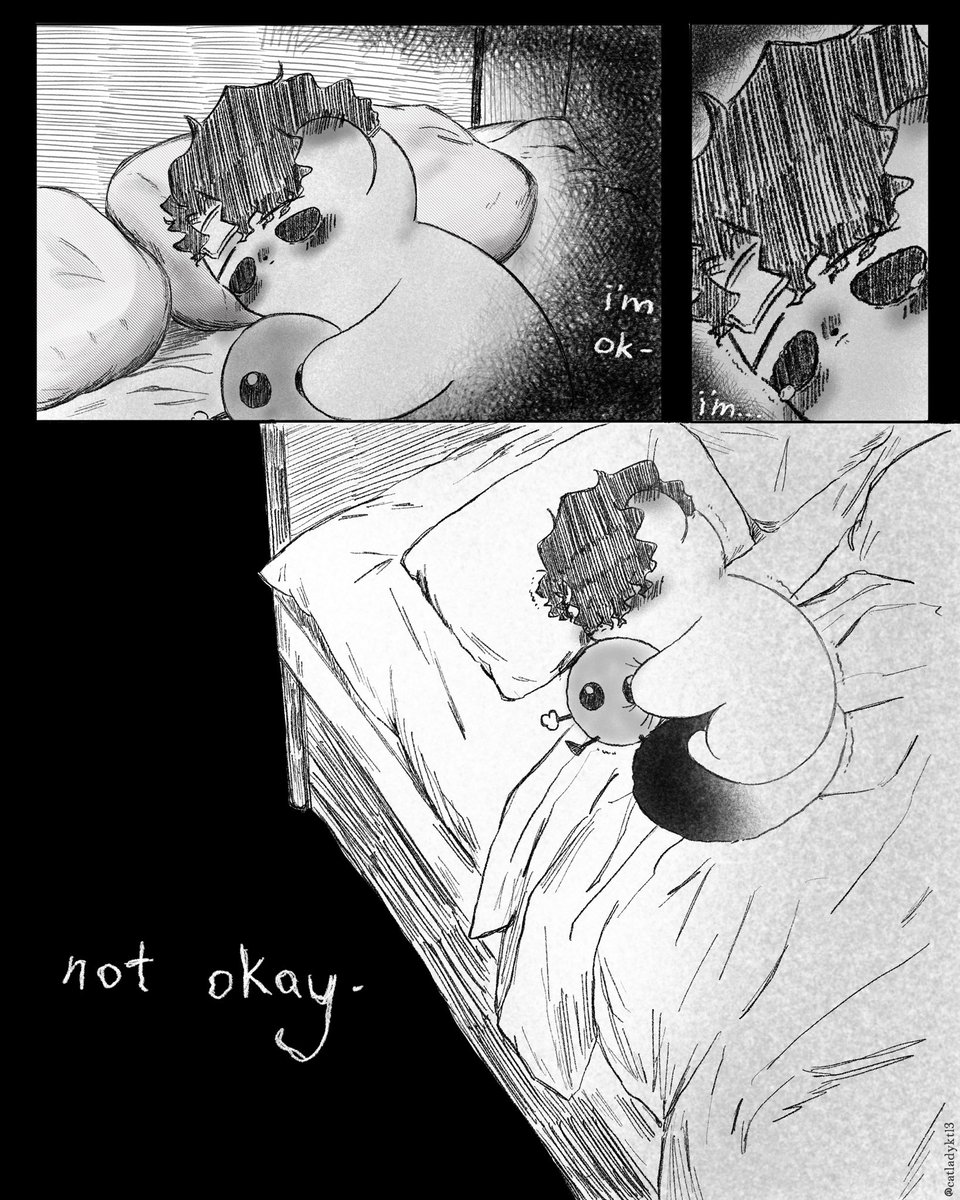 I’m okay now.🤧 (Part 1/2) hurt/comfort

Omi’s down with a cold and having childhood memories being replayed in his dreams.

✏️Part 2 will be next week☺️✏️
#sakuatsu