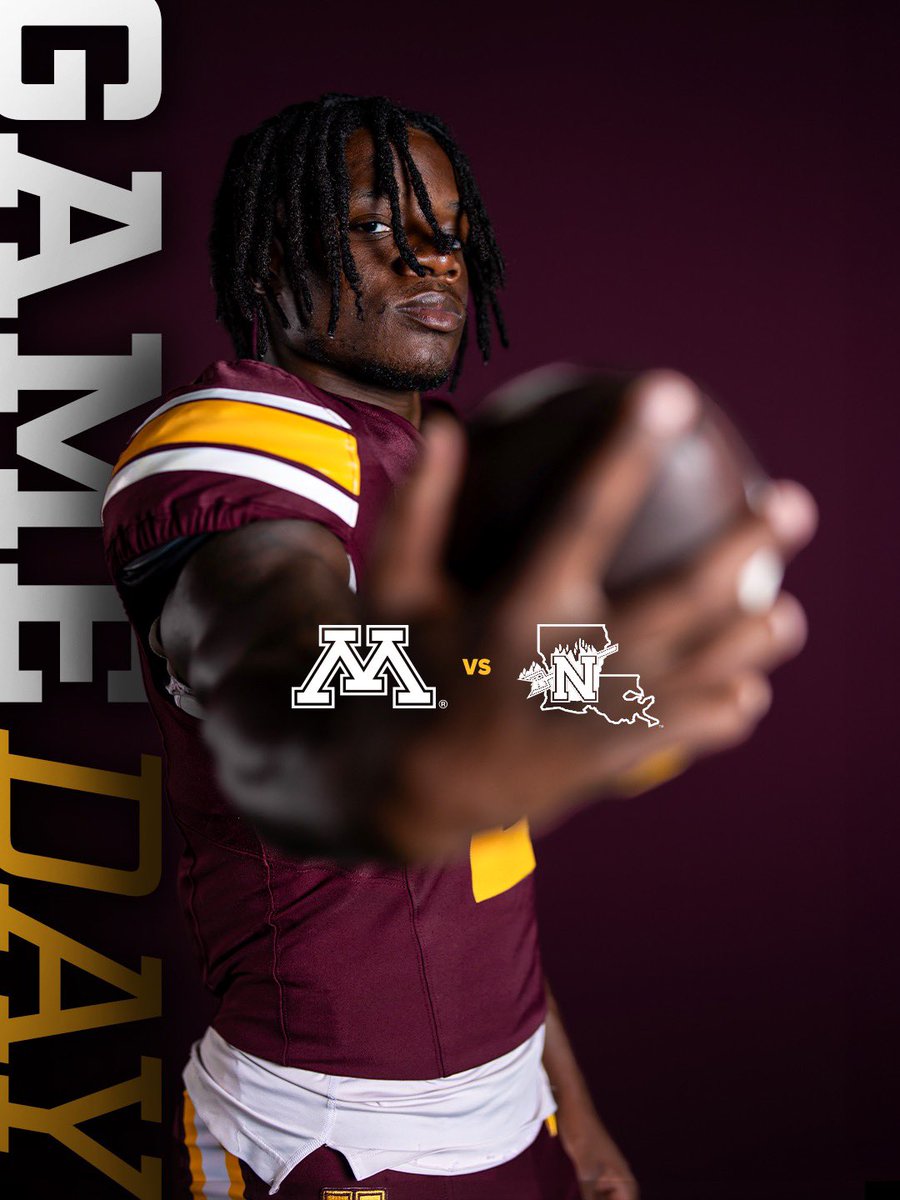 GAME 2️⃣ GAME DAY‼️

Kickoff is at 11 am CT on <a href="/BigTenNetwork/">Big Ten Network</a> &amp; <a href="/KFAN1003/">KFAN1003</a> 🏈

#RTB #SkiUMah #Gophers