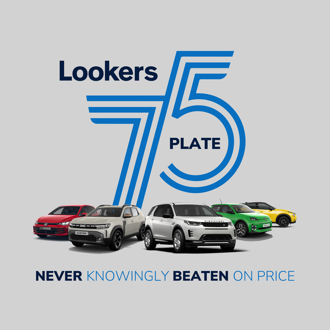 LookersGroup's tweet image. The 75 Plates are here and there’s never been a better time to make the switch!

At Lookers, we’re never knowingly beaten on price so you can upgrade with confidence 👉ow.ly/a6o050WP02h

#New75Plates #PlateChange #Lookers75