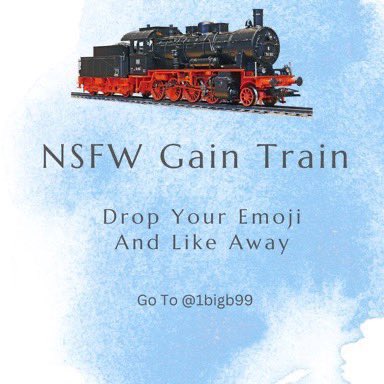 🚆🚄🚅🚉🚃🚂🛤️🚂🚃🚉🚅🚄🚆
 
🚂Please Come Join the NSFW Gain Train 🚂

Leave An Emoji &amp; Follow Everyone That Follows   

Please Follow Me, RT Me &amp; Follow Everyone Back              

🔥Featured Model: HotViolet24 <a href="/HotViolet24/">HotViolet24</a> 🔥 

🚆🚄🚅🚉🚃🚂🛤️🚂🚃🚉🚅🚄🚆