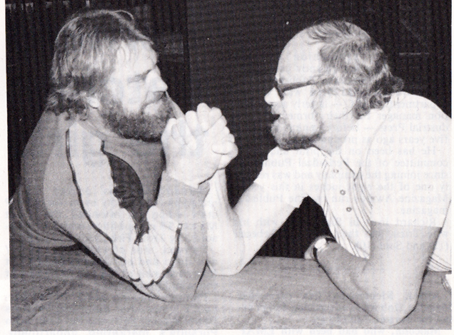 ephemeral80s's tweet photo. Let's take a look at the EMAP company newsletter from December 1985 https://t.co/crf4N2e28w featuring arm wrestling with Brian Blessed, Linda Lusardi, ghoulish Halloween costumes and lots of advertising executives. https://t.co/B3muGxeDEH