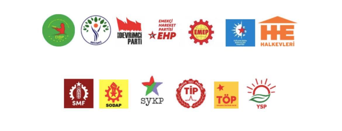 BASINA VE KAMUOYUNA:
(ORTAK AÇIKLAMAMIZ)

Saray iktidarı, belediyelere kayyım atayıp başkanlarını tutuklamanın ötesine geçerek rejimini tahkim etmede yeni bir aşamaya geçti. Son olarak, yetkisi olmayan 49. Asliye Mahkemesi’nin kararına dayanarak CHP’nin İstanbul örgütüne kayyım