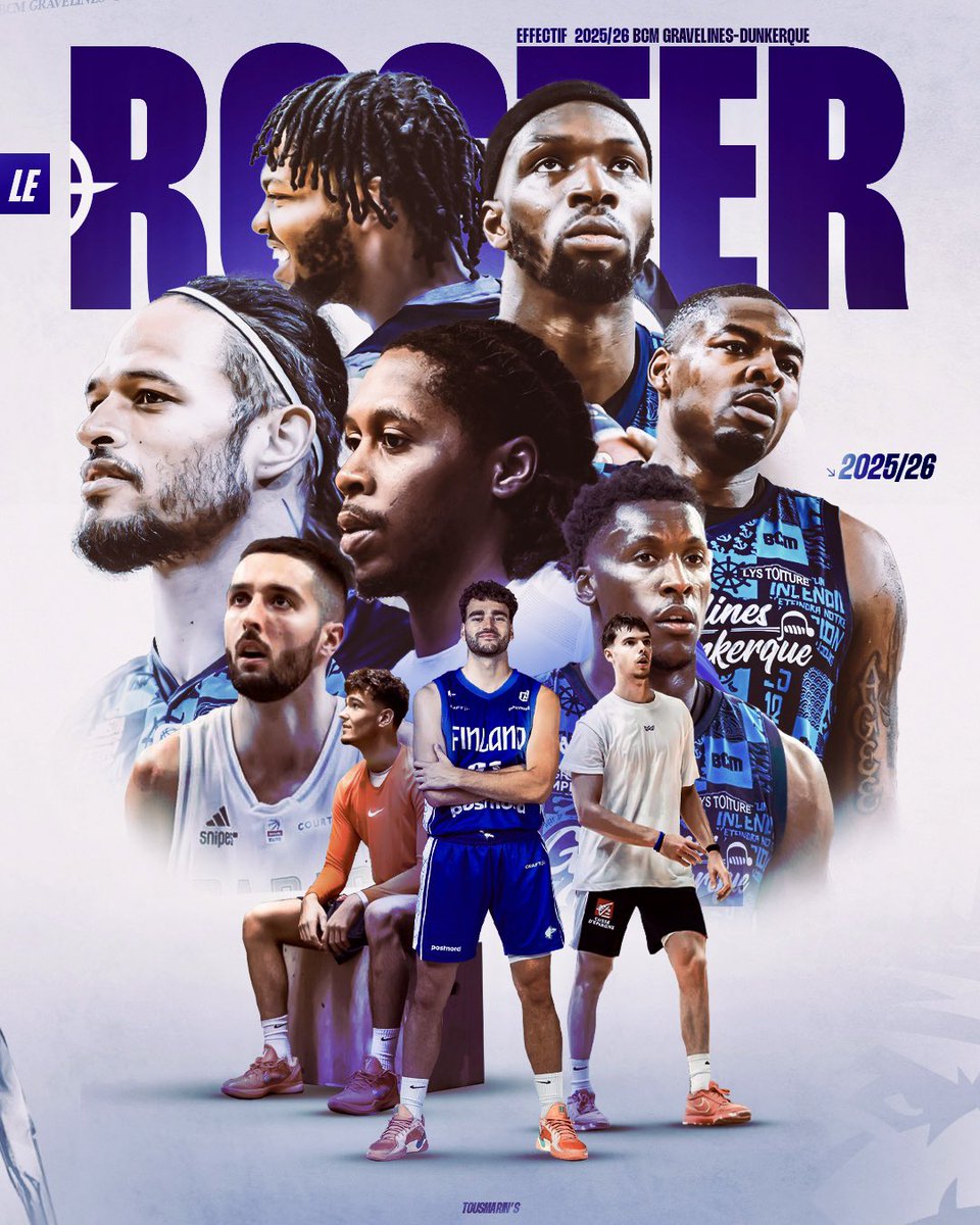 𝗟𝗘 𝗥𝗢𝗦𝗧𝗘𝗥 𝟮𝟱/𝟮𝟲 👊

Avec la signature de Tajuan Agee, on connaît désormais l’effectif du BCM pour cette nouvelle saison !

Il est encore possible de nous rejoindre en tribune, n’hésitez pas à nous envoyer un message 👀

#TousMarins | 👨‍🎨 <a href="/Batbchrd/">𝐛𝐚𝐭.𝐛𝐜𝐡𝐫𝐝</a>