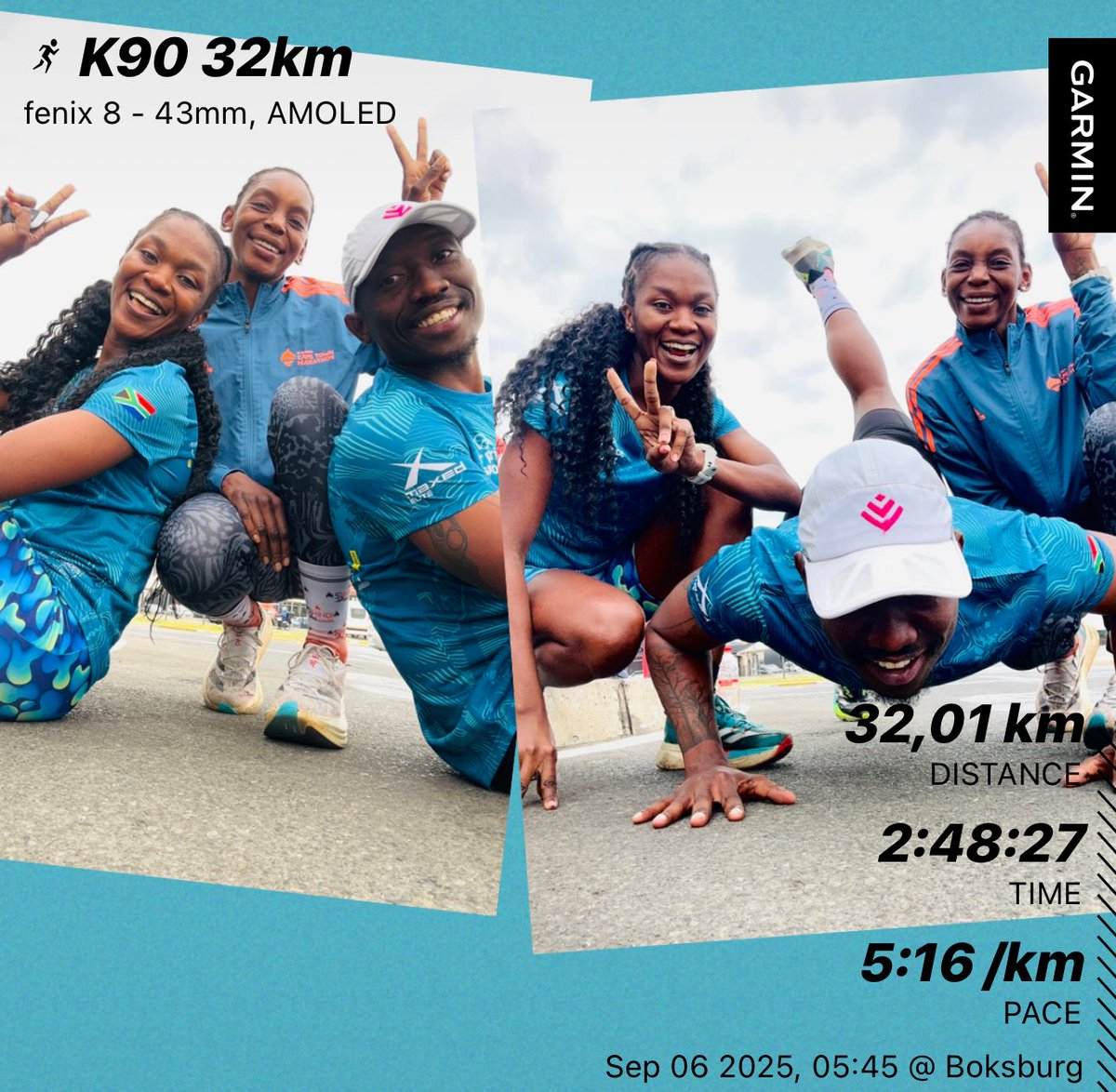 Saturdays are for long runs 🏃🏾‍♀️🏃🏾‍♀️🏃🏾‍♀️ #FitMom #SaturdayMotivation #SkhindiGangCoaching #IPaintedMyRun #FetchYourBody2025 #TrapNLos #RunningWithTumiSole