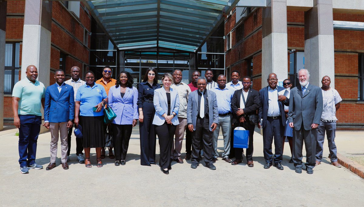 NUST Management today hosted a high-level delegation from Turkey Acibadem Health Group to explore collaboration in health innovation &amp; education exchange. The team toured the AGT Centre &amp; the JM Nkomo Ekusileni Hospital. 🇿🇼🤝🇹🇷  #GlobalHealth #chooseNUST