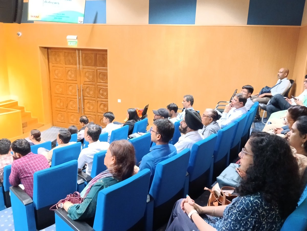The Indian Futures (@indianfutures) on Twitter photo A full house at the #NamoBharatDialogues discussing 'India's Democratic Renaissance' featuring Amb. <a href="/lakshmiunwomen/">Lakshmi M Puri</a>, Shri <a href="/SujeetKOfficial/">Sujeet Kumar 🇮🇳</a>, Shri <a href="/anantvijay/">अनंत विजय/ Anant Vijay</a>, and Dr. <a href="/imanishdabhade/">Manish Dabhade</a>. A full house at the #NamoBharatDialogues discussing 'India's Democratic Renaissance' featuring Amb. <a href="/lakshmiunwomen/">Lakshmi M Puri</a>, Shri <a href="/SujeetKOfficial/">Sujeet Kumar 🇮🇳</a>, Shri <a href="/anantvijay/">अनंत विजय/ Anant Vijay</a>, and Dr. <a href="/imanishdabhade/">Manish Dabhade</a>.