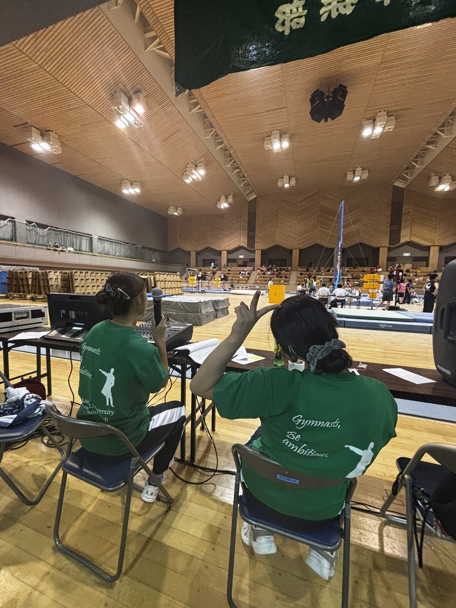 hkduniv's tweet image. 七大戦2日目が終了しました！

男子個人、女子選手の方々お疲れ様でした👏
応援ありがとうございました！

明日は男子団体の演技です✨
応援よろしくお願いします！！