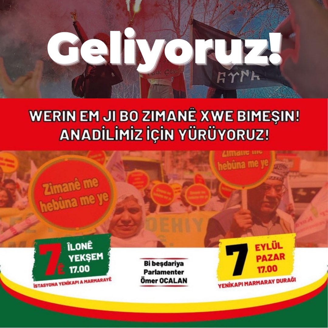 turancibirlik's tweet image. 7 Eylül Pazar saat 17:00&apos;de Yenikapı Marmaray Durağında bölücülerin karşısında olacağız!

#TurancıDerneklerBirliği