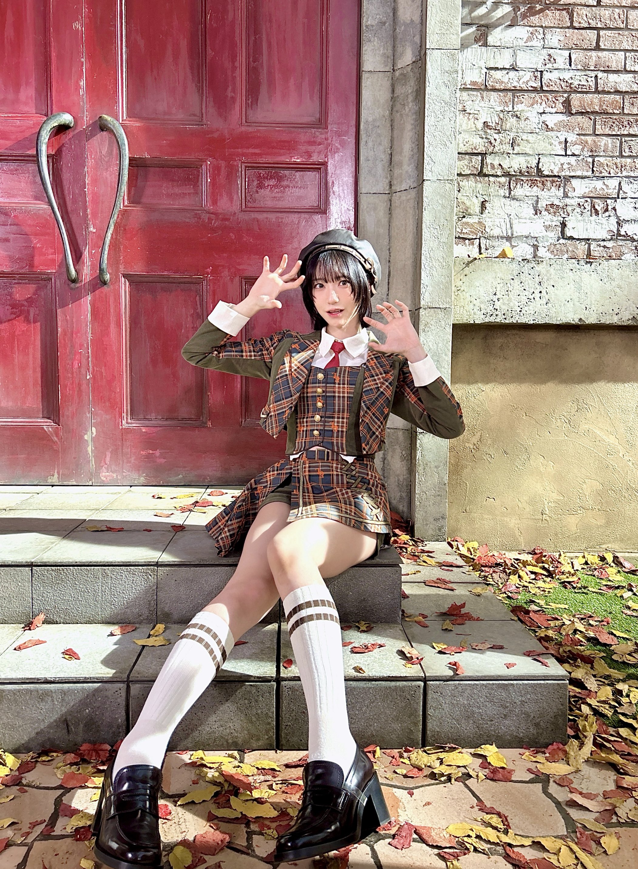 イコラブ 野口衣織 生写真 直筆 コンプ 手遅れcaution 制服 グレー襟 イコラブ 野口衣織 生写真 直筆 コンプ 手遅れcaution 制服